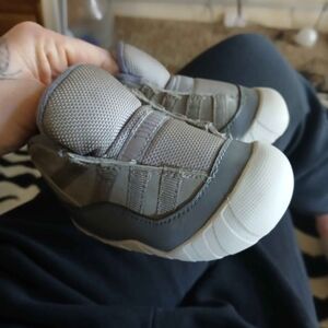 Stylish Gray Toddler Jordans
